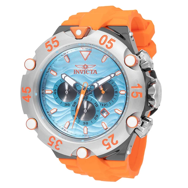 Invicta Subaqua Vortide Watch - 54mm. Orange (48543) kol saati