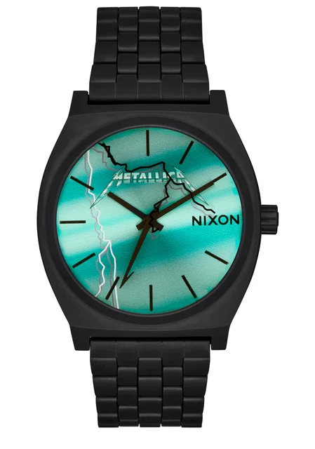 Nixon US Metallica Time Teller - Black / Black / Ride the Lightning A1423-5313-00 kol saat