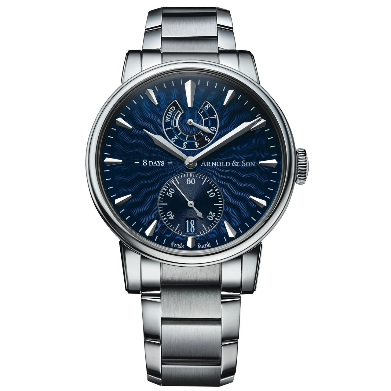 Arnold & Son Eight-Day Royal Navy Blue Dial 1EDAS.U01C.S136D kol saati