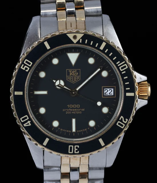 Tag Heuer Professional HEU-PROF-DIVER-1000-980.020L-1980s kol saati
