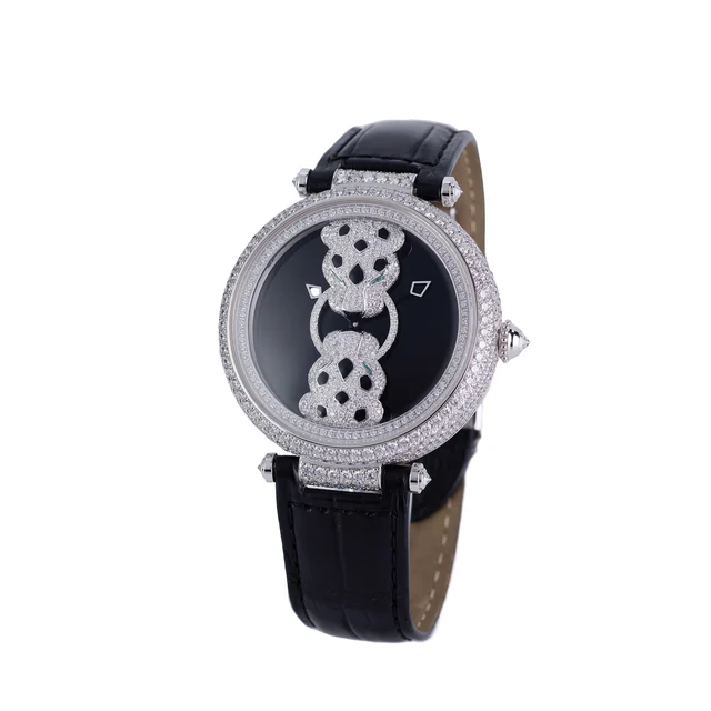 Cartier CARTIER, REF. HPI1203, RENCONTRE DE PANTHÈRES, 18K WHITE GOLD kol saati
