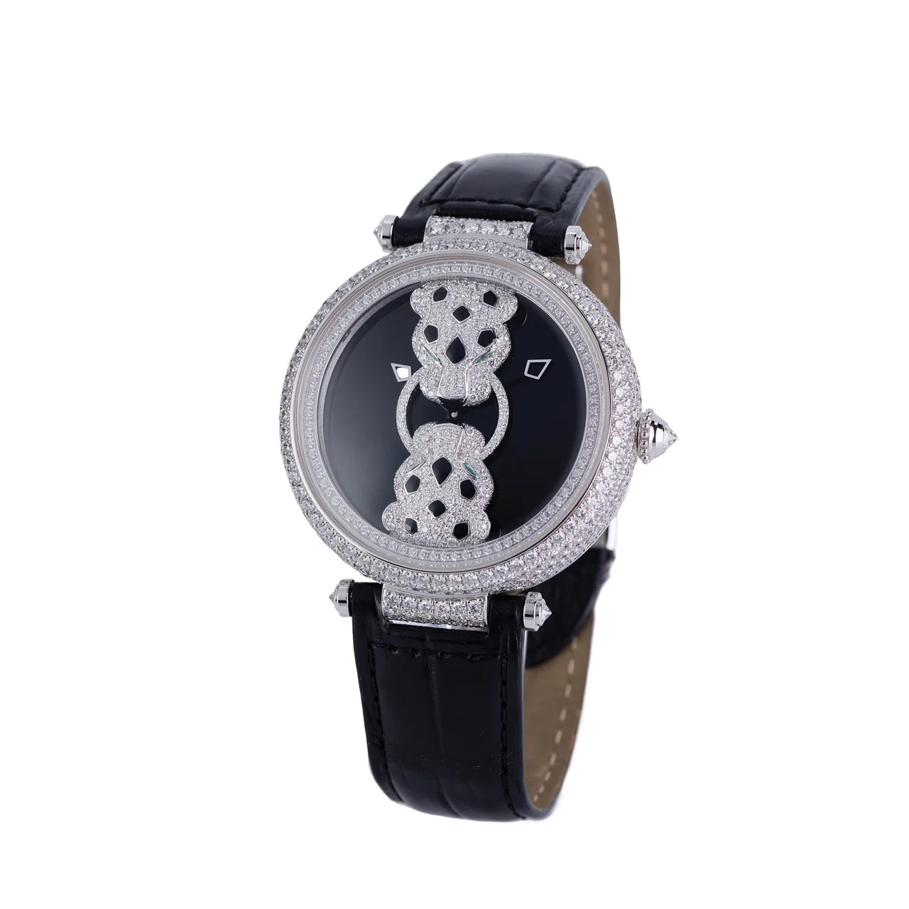 Cartier CARTIER, REF. HPI1203, RENCONTRE DE PANTHÈRES, 18K WHITE GOLD kol saati