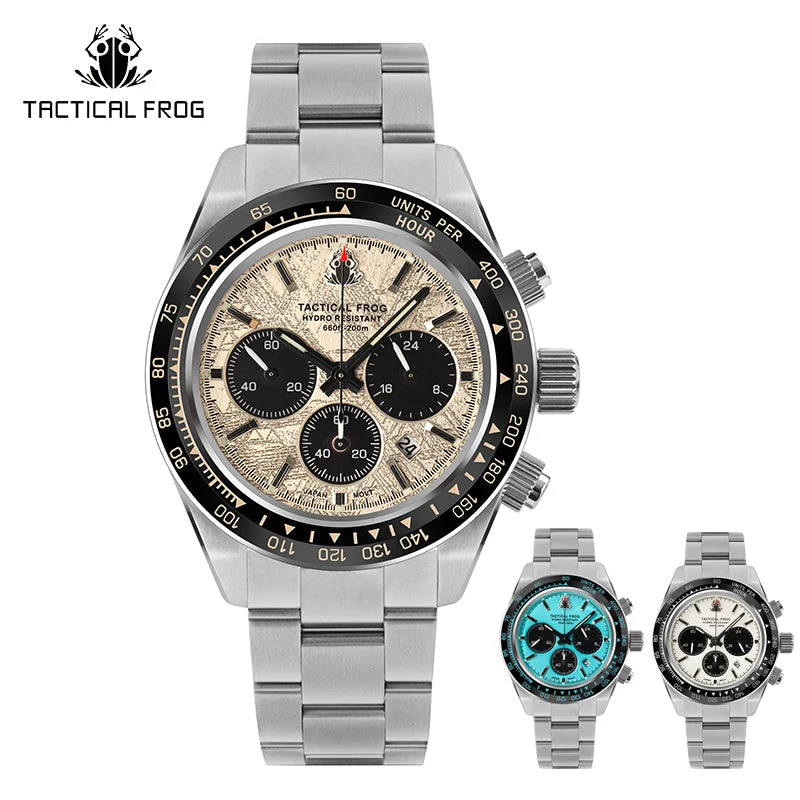 Tactical Frog Tactical Frog 战术蛙-计时表V1 白色-725 41 mm kol saati