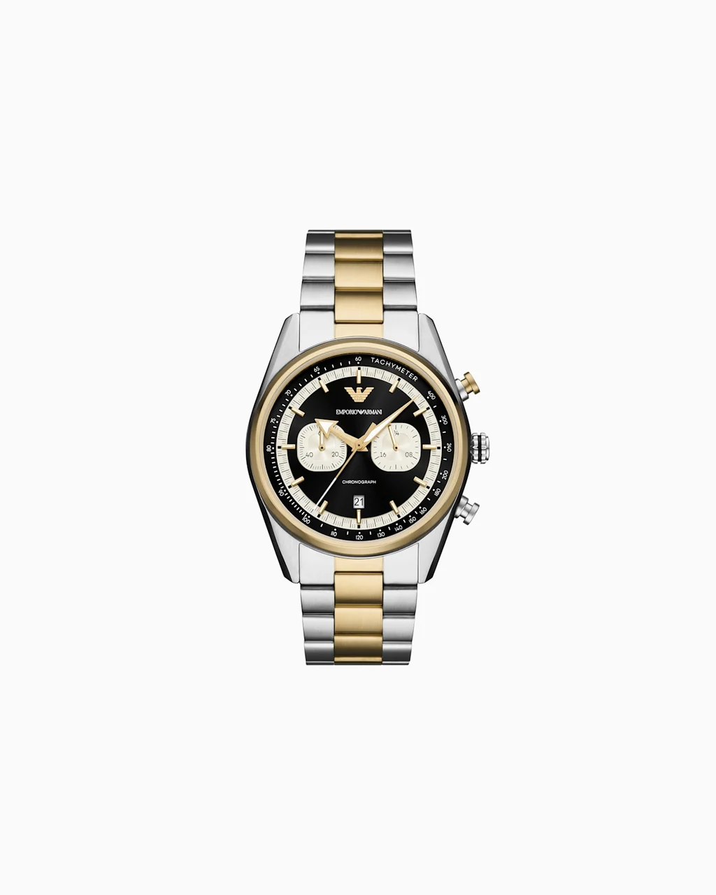 Emporio Armani Chronograph Two-Tone Stainless Steel Watch AR11678 42 mm kol saati