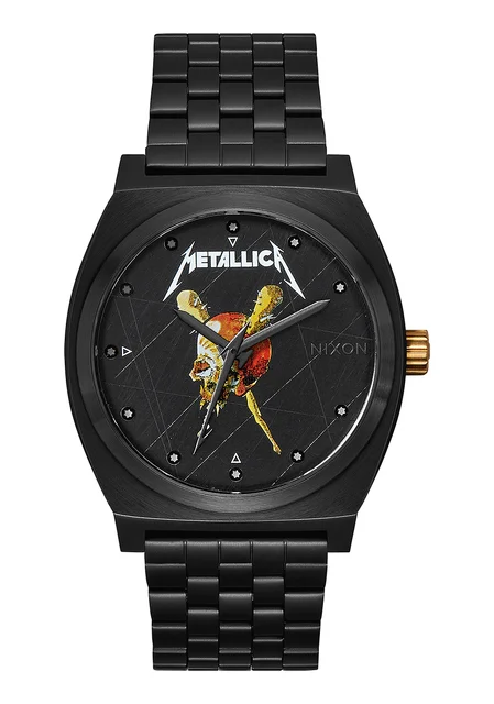 Nixon US Time Teller Black Pushead A045-3108-00 kol saati