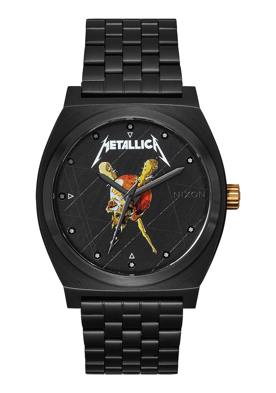 Nixon US Time Teller Black Pushead A045-3108-00 kol saati