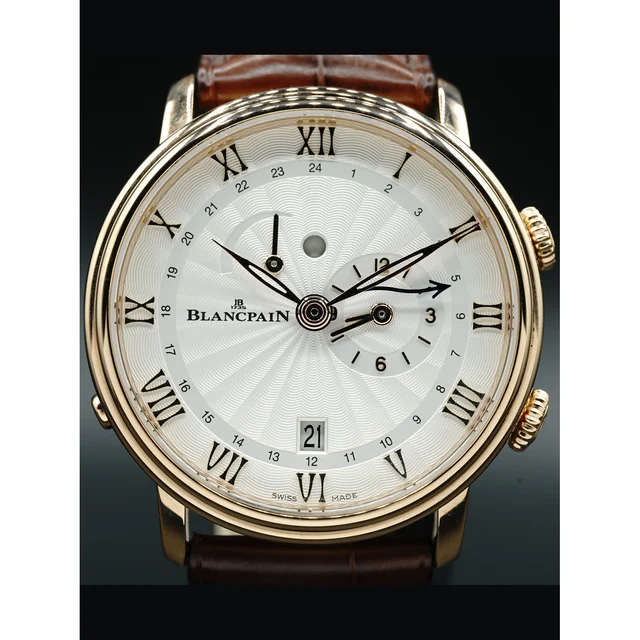 Blancpain Villeret Reveil GMT 6640 3642 55B 210000013806 kol saati