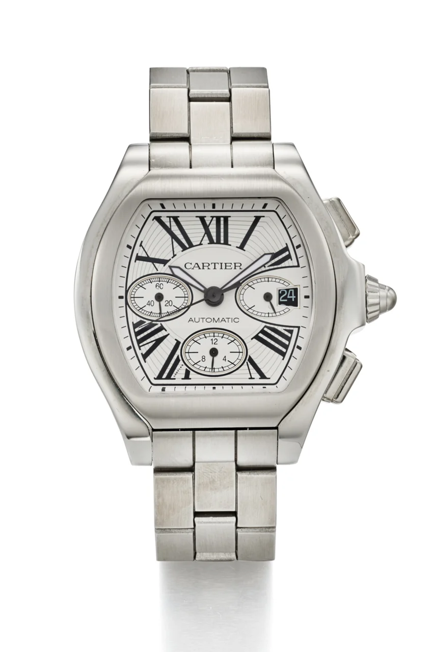 Cartier CARTIER REF. 2618 ROADSTER CHRONOGRAPH STEEL 48 mm kol saati