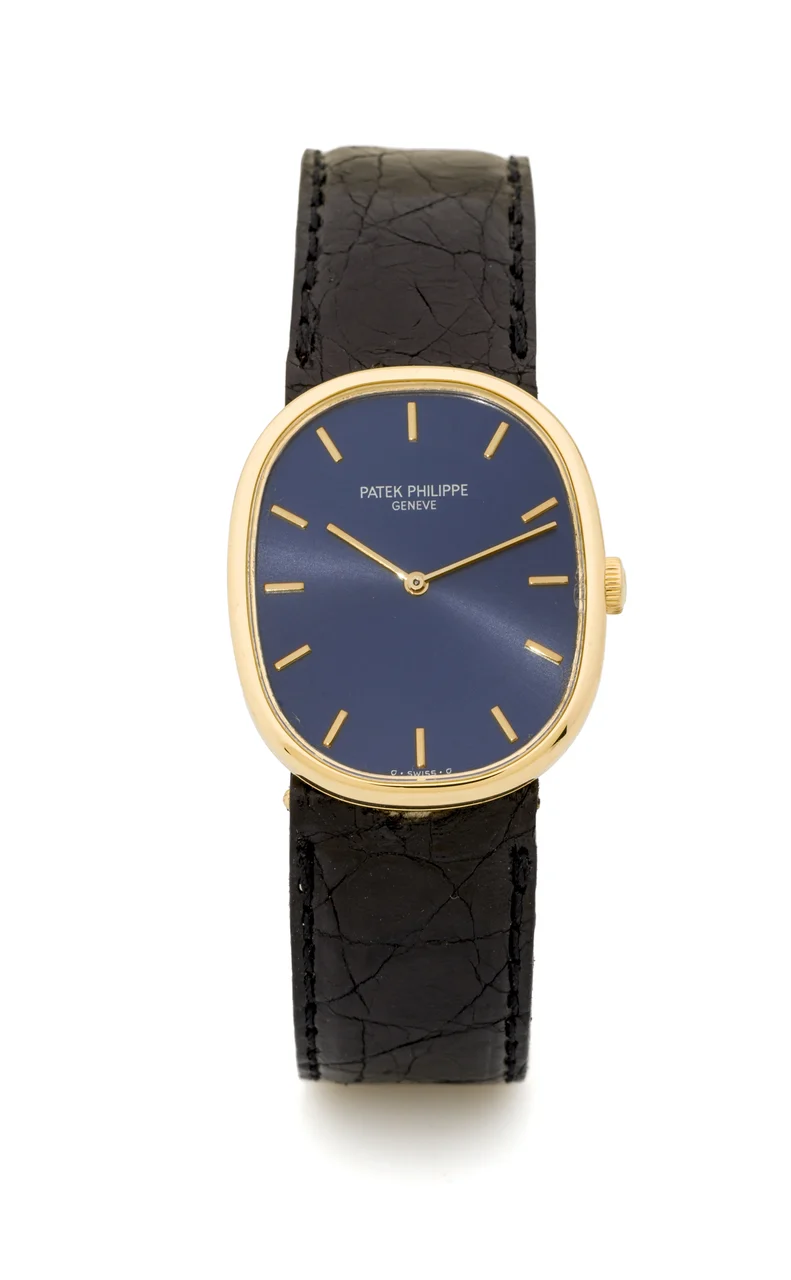 Patek Philippe PATEK PHILIPPE REF 3848 ELLIPSE YELLOW GOLD Very fine, oval, 18K yellow gold wristwatch. kol saati