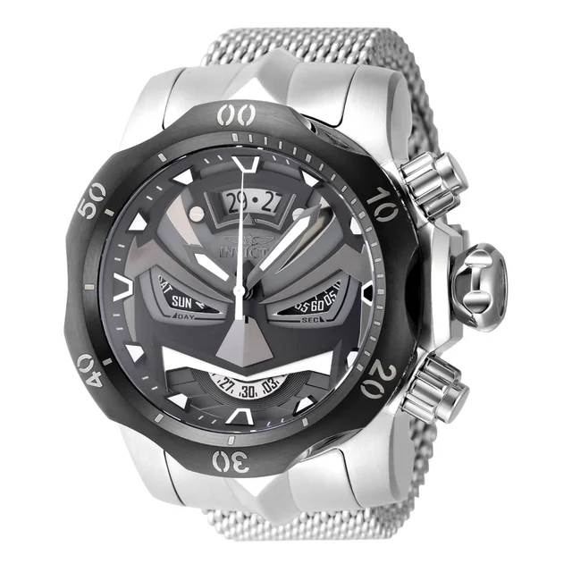 Invicta Venom Swiss Ronda Z60 Caliber Watch - 53.7mm, Steel (48169) kol saati