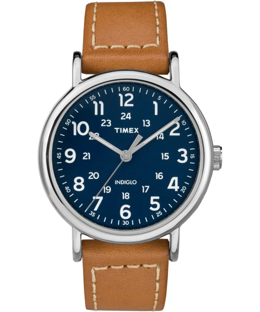 Timex Weekender 2-piece 40mm Leather Strap Watch TW2R42500 kol saati