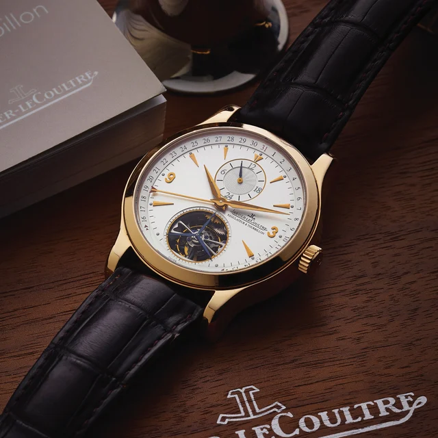 Jaeger-Lecoultre Jaeger Lecoultre Master Tourbillon Pink Gold 146.2.34.S kol saati