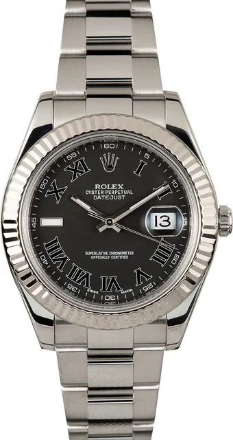Rolex Datejust 2 116334 Black Roman 116334-CPO kol saati