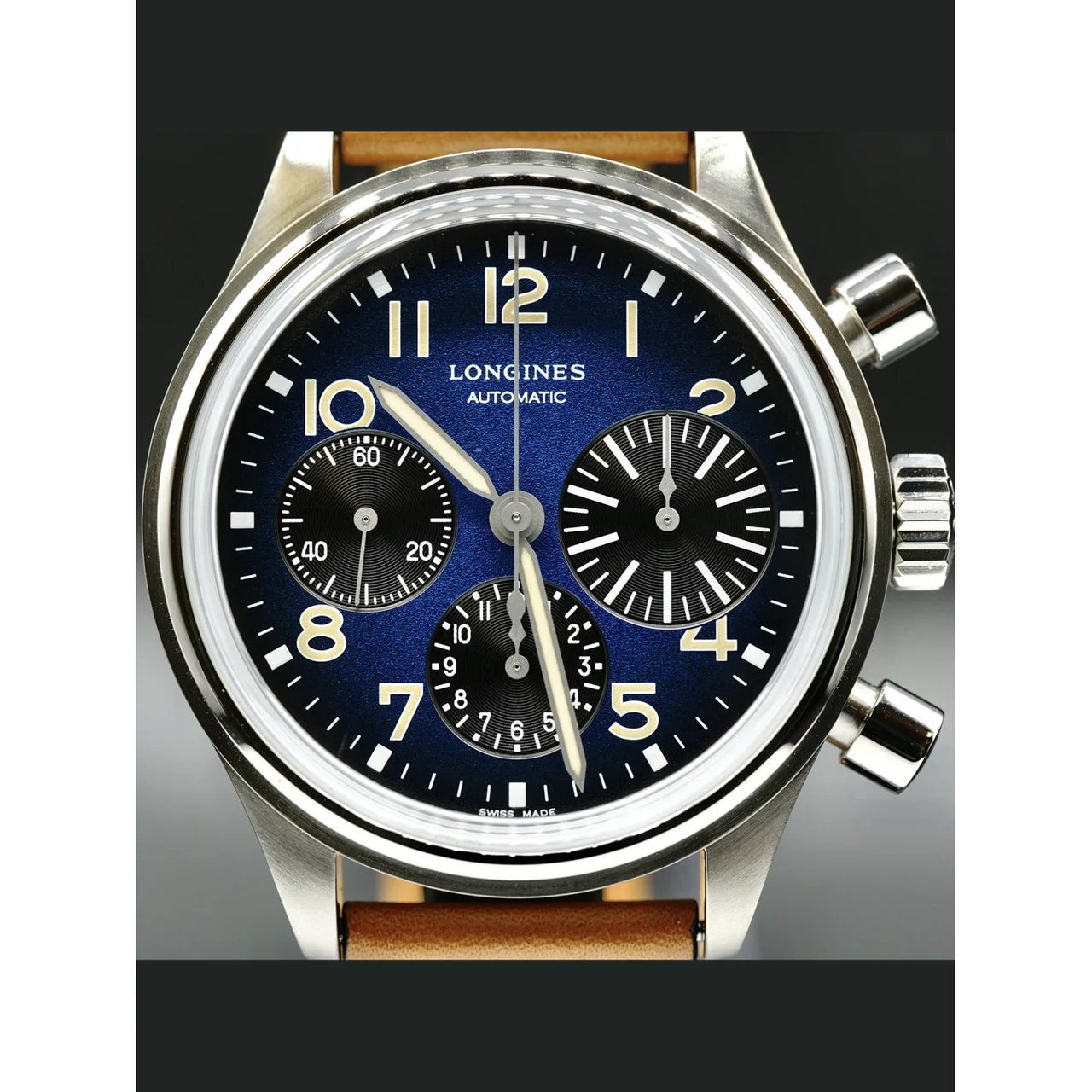 Longines Navigation Big Eye L2.816.19.32 210000022635 kol saati