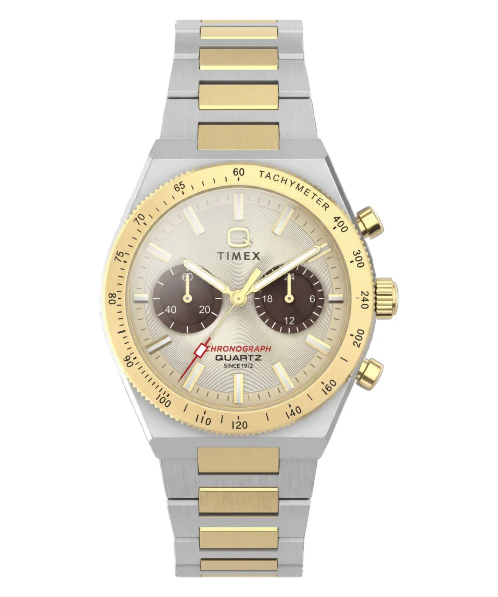 Timex Continental Chronograph 36mm Stainless Steel Bracelet Watch TW2Y92300VQ 36 mm kol saati