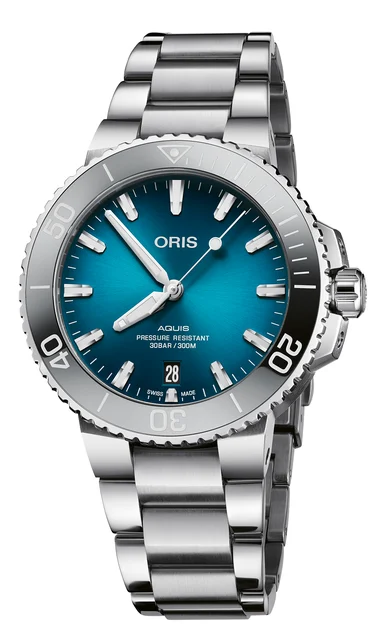 Oris Aquis Date 01 733 7732 4155-07 8 21 05PEB kol saati