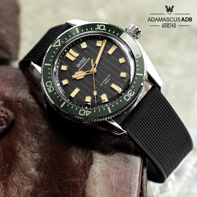 WISE ADAMASCUS AD8240 Stainless Steel 904L kol saati