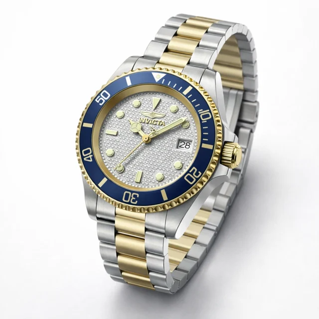 Invicta Pro Diver Automatic Watch - 40mm. Gold. Steel (50279) kol saati