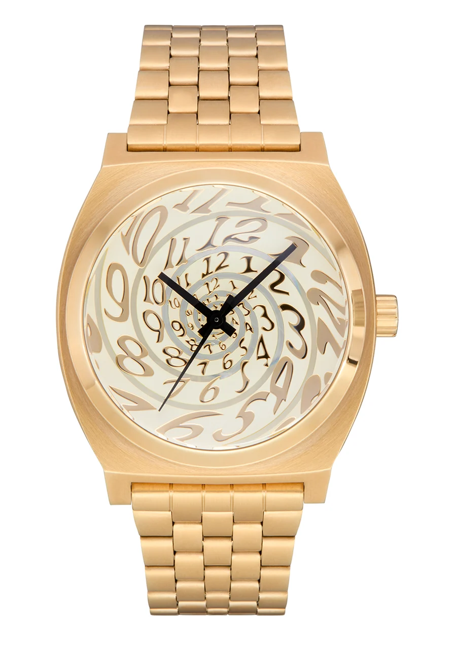 Nixon US Time Teller - 4th Dim Gold / Vintage White A045-5359-00 kol saati