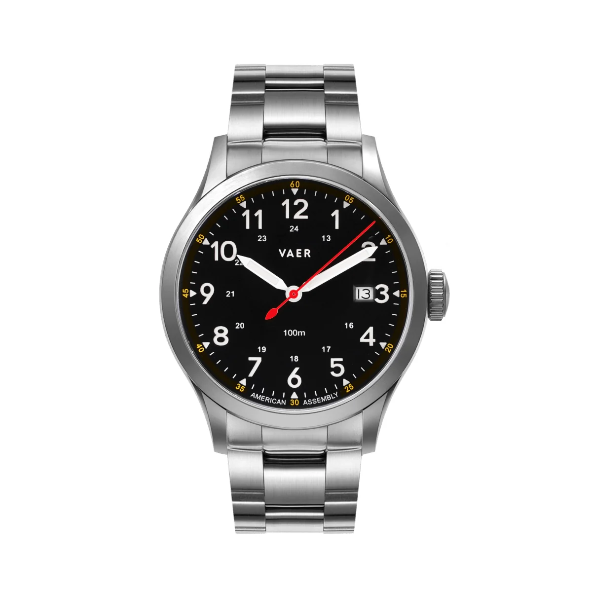 Vaer C5-FBS-QRSLBLK-QRNYKHA 40 mm kol saati