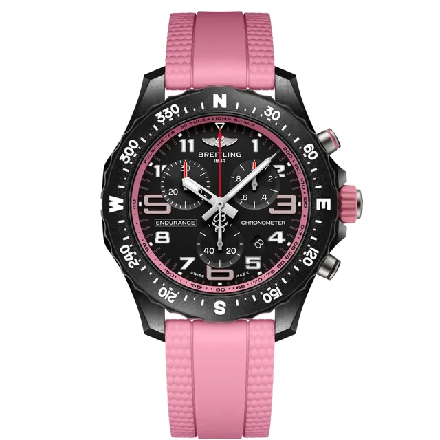 Breitling Endurance Pro X83310D41B1S1 38mm Black Dial Pink R kol saati