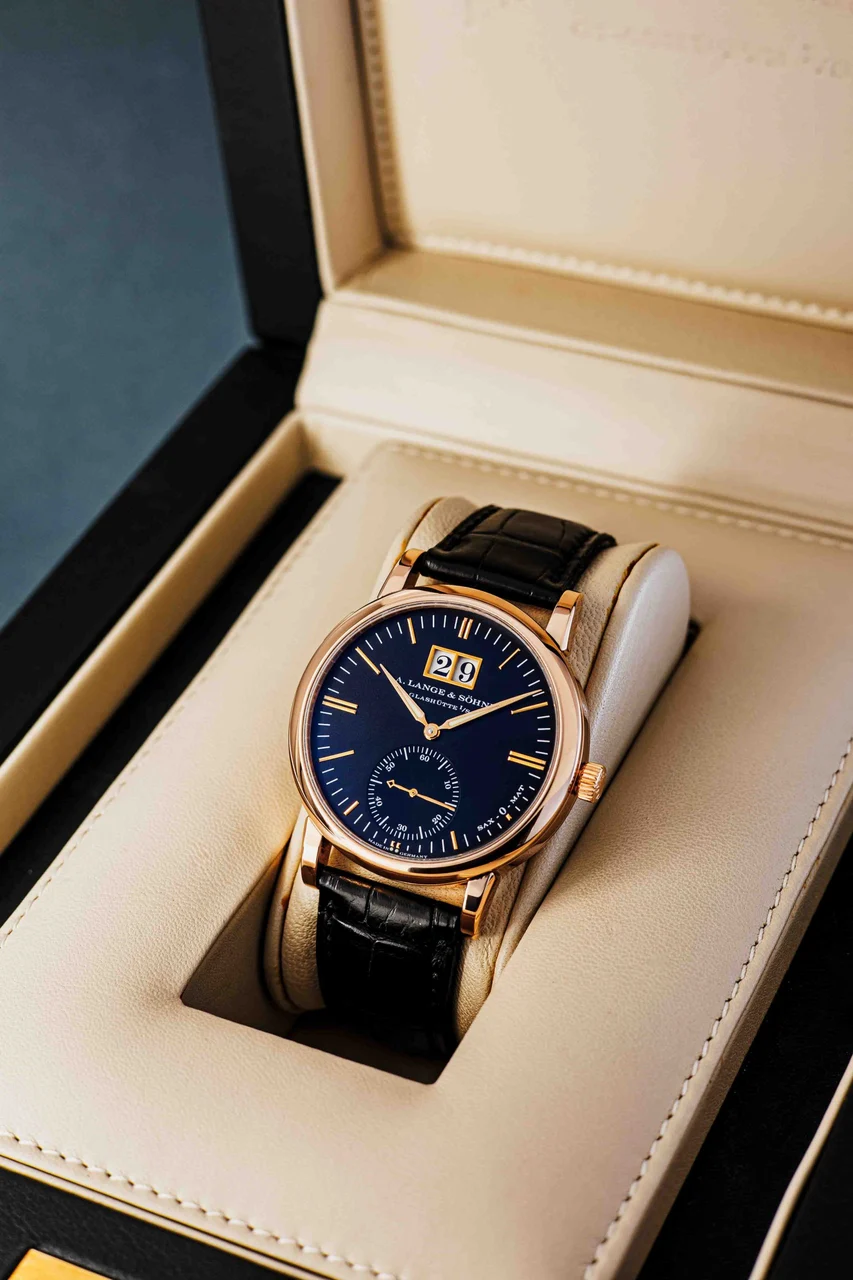 A. Lange & Sohne Lange & Söhne saxomat langmatik Ref. 308.031 B + SP A. Lange & Söhne saxomat langmatik Ref. 308.031 B + SP 36 mm kol saati