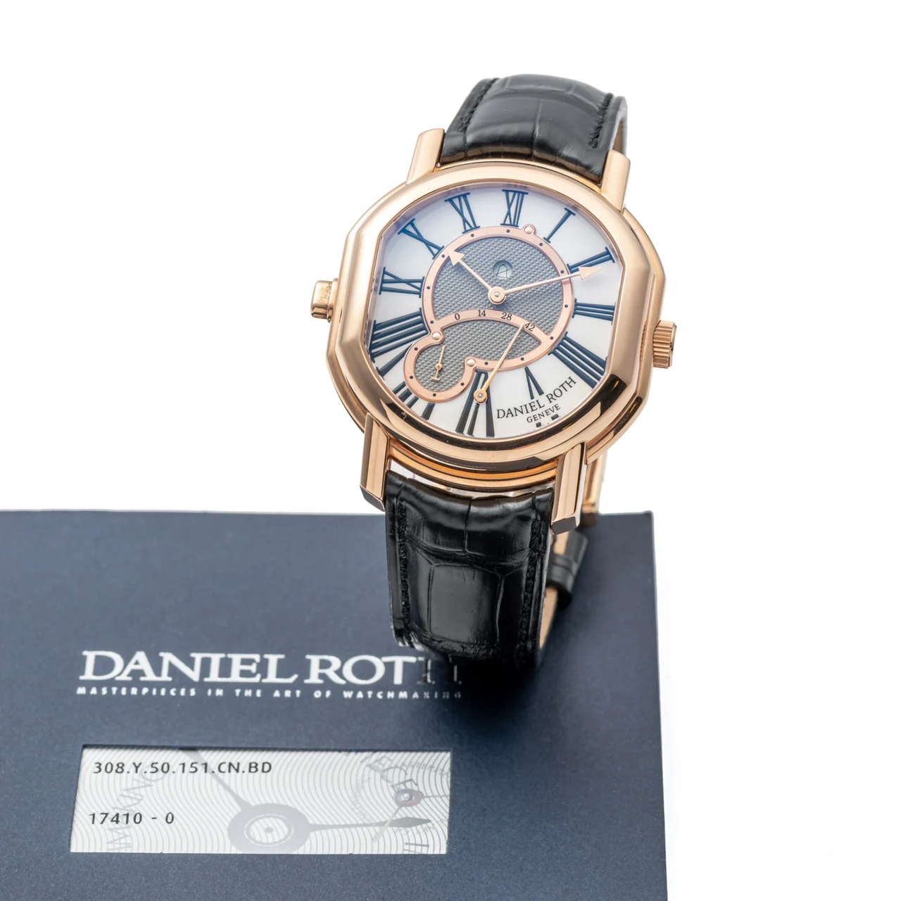 Daniel Roth DANIEL ROTH, REF. 308.Y.50, ELLIPSOCURVEX MINUTE REPEATER, NO. 0, PINK GOLD kol saati