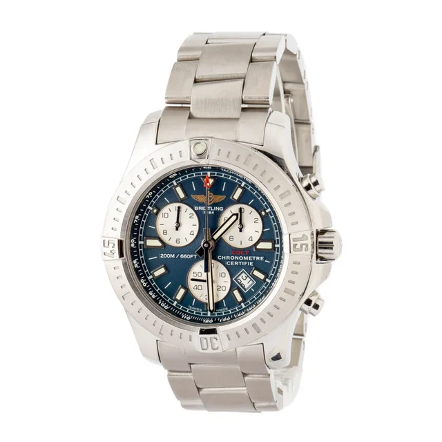 Breitling Colt Chronograph 44MM Stainless Steel Blue Dial A7338811/C905 kol saati