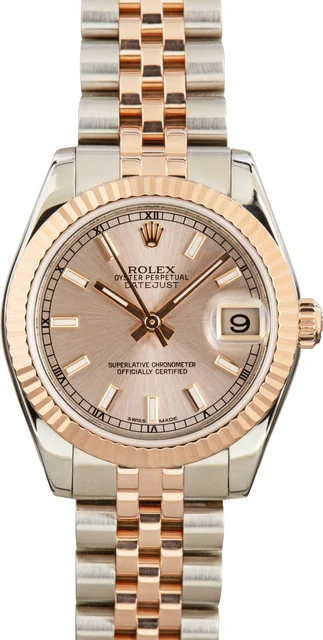 Rolex Datejust 178271 Mid-Size kol saati