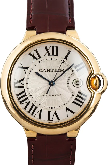 Cartier Ballon Bleu Ref W6900551 Yellow Gold kol saati