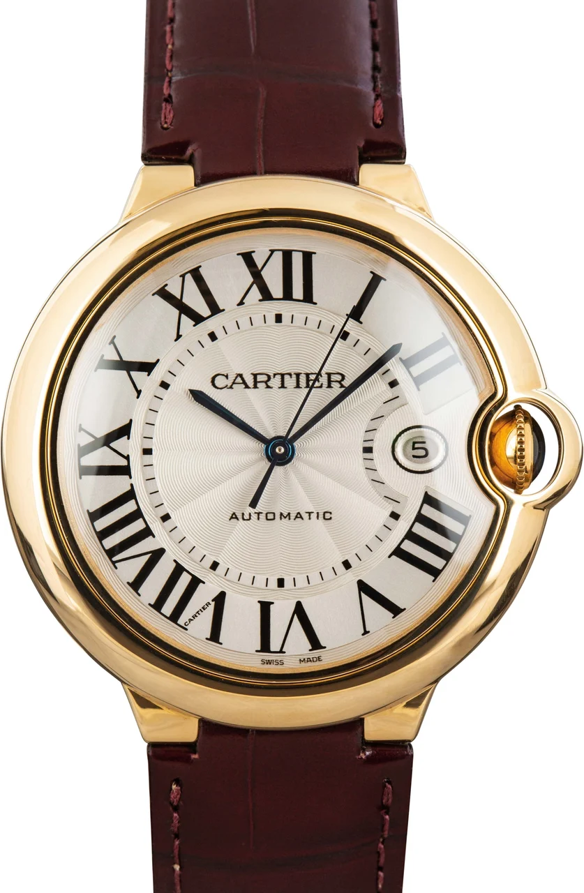 Cartier Ballon Bleu Ref W6900551 Yellow Gold kol saati