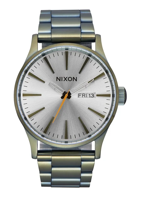 Nixon US Sentry Stainless Steel - Vintage White / Surplus A356-5093-00 kol saati