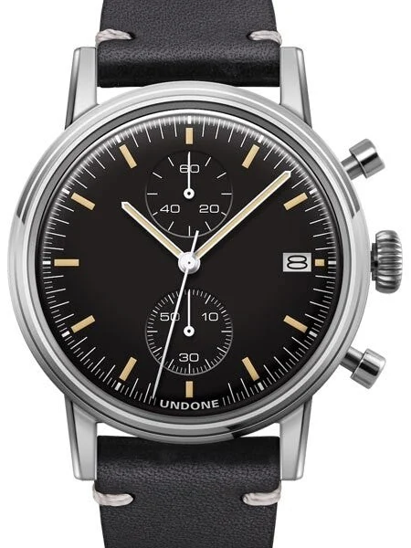 UNDONE Speedy Two-Eye, MechaQuartz Chronograph with 60-Minute Stopwatch #Speedy 40 mm kol saati