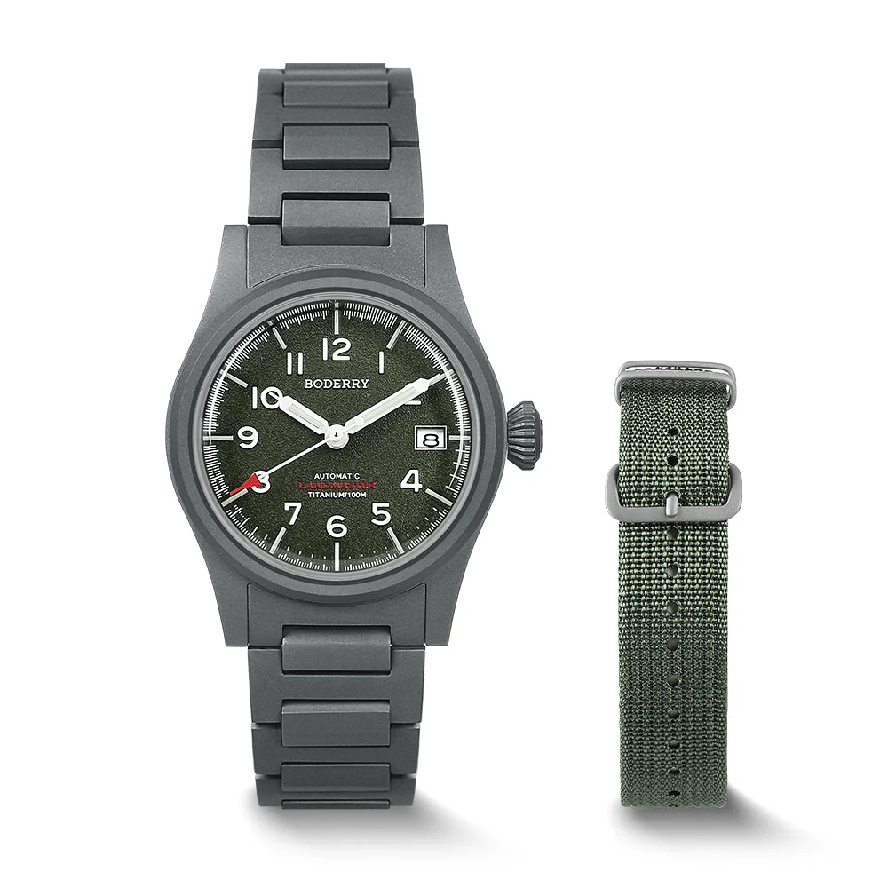 BODERRY Landmaster BD-A14T-03B 38 mm kol saati