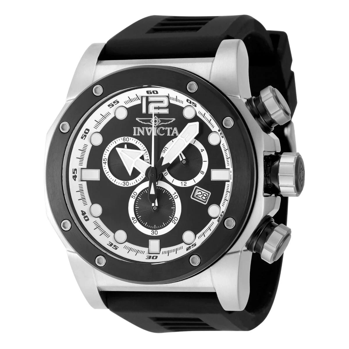 Invicta Sea Hunter Gen IV Watch - 52mm. Black (48979) 52 mm kol saati