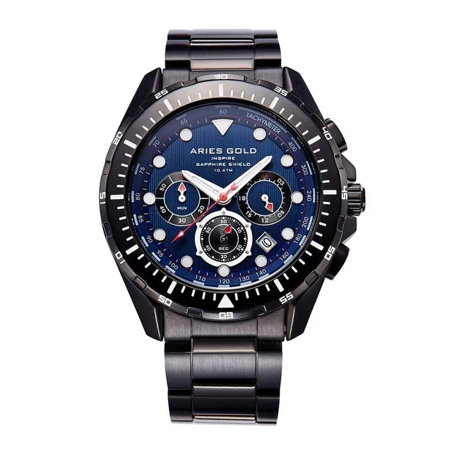 Aries Gold Atlantic G 7002 BK-BU kol saati