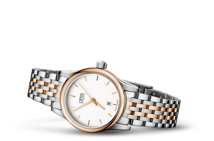 Oris Classic Date 01 561 7650 4351-07 8 14 63 28.5 mm kol saati