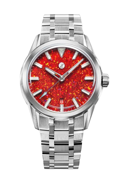 Zelos Helica 39 'Red Opal' kol saati