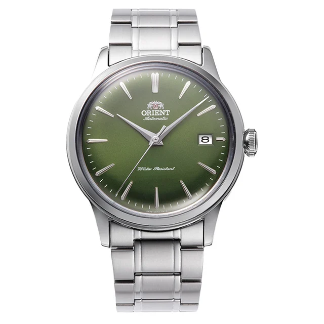 Orient Bambino Version 7 Automatic Green Dial Watch #RA-AC0M09E10B kol saati