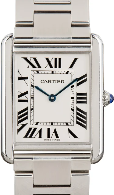 Cartier Tank Solo Large Stainless Steel W5200014 kol saati