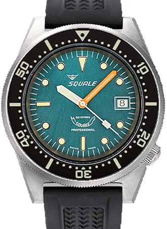 Squale Matic 1521BKGRGN.VO/SQ 42 mm kol saati
