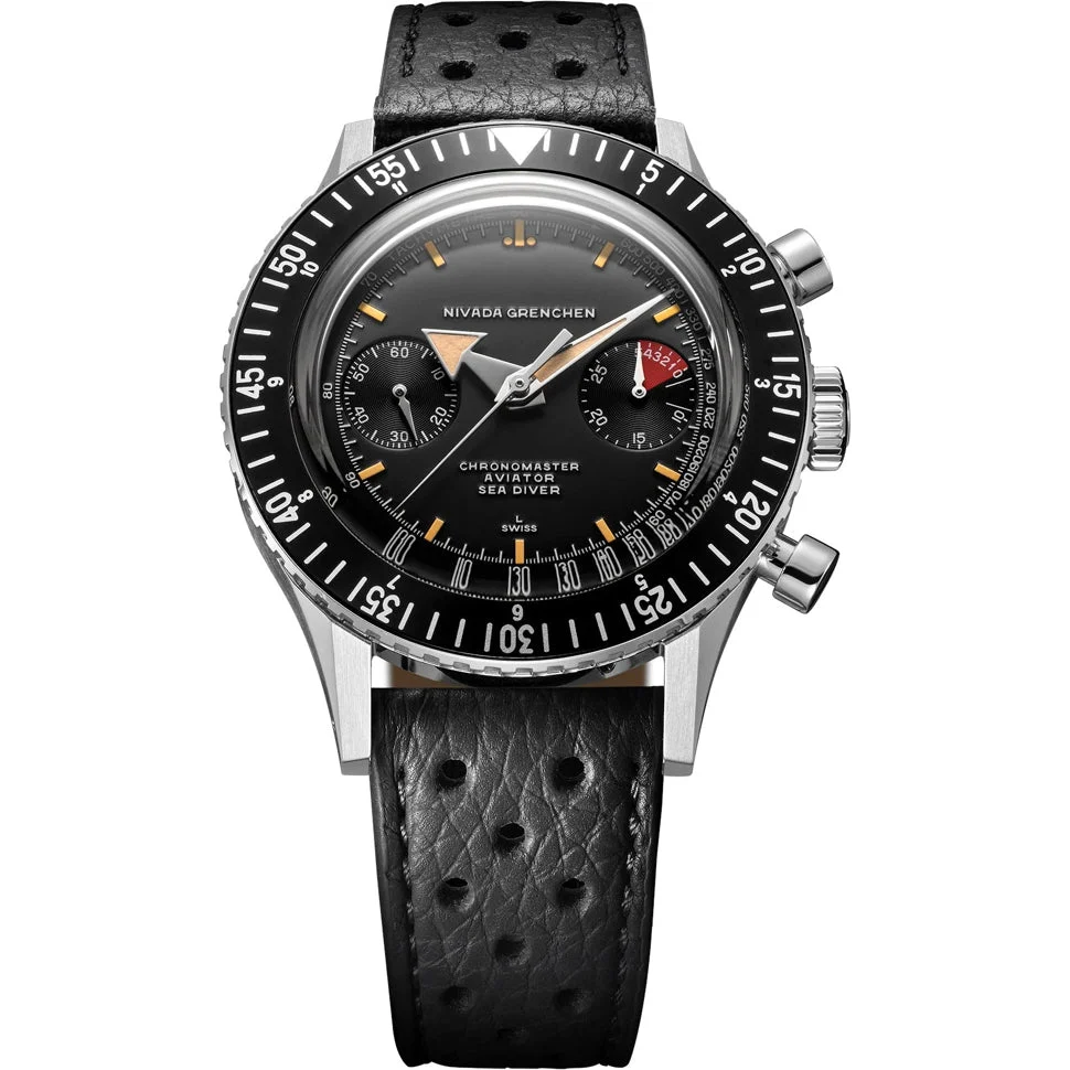 Nivada Grenchen Chronomaster Broad Arrow 41mm 85041M10 41 mm kol saati