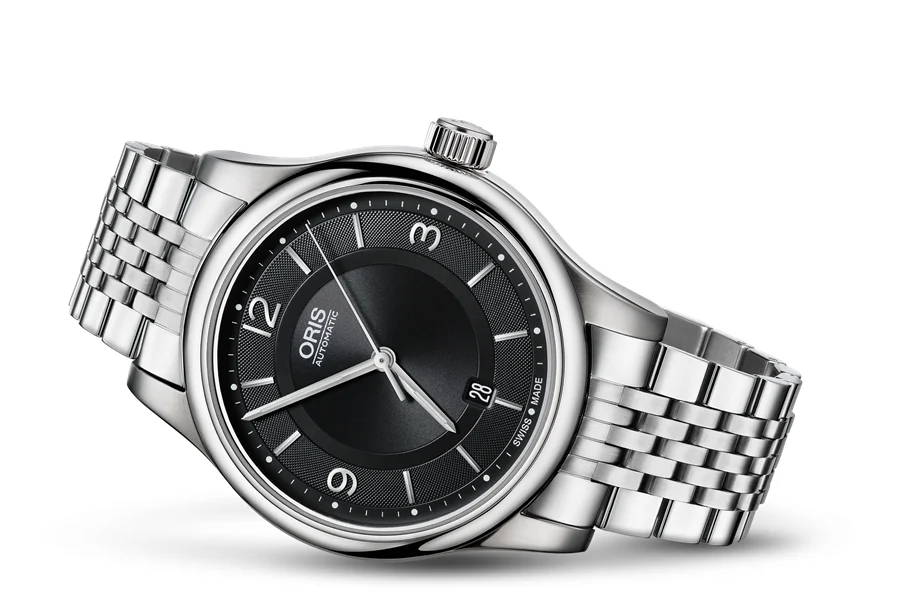 Oris Classic Date 01 733 7594 4034-07 8 20 61 42 mm kol saati