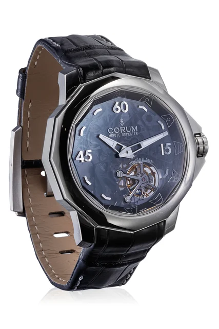 Corum CORUM REF. 010.102.04, "ADMIRAL'S CUP MINUTE REPEATER TOURBILLON", TITANIUM, LIMITED