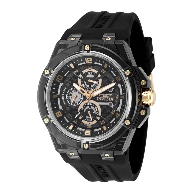Invicta Racing Saphirex Watch - 46mm. Black (ZG-48807) kol saati