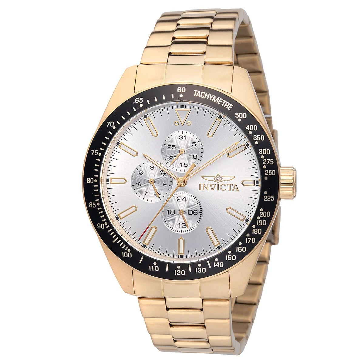 Invicta Aviator Storm Watch - 45mm. Gold (48860) 45 mm kol saati