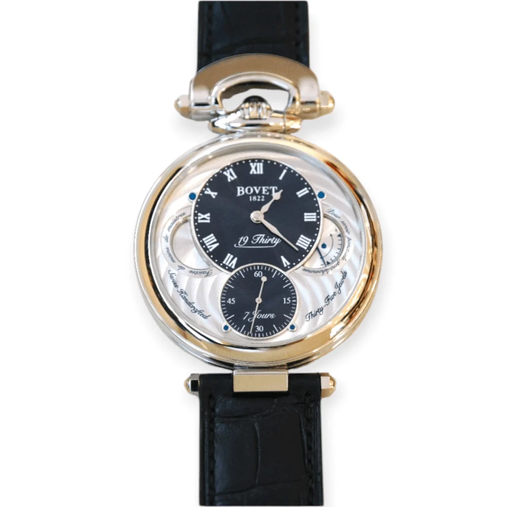 Bovet Fleurier 42mm Pre-Owned Bovet 19Thirty Fleurier 42mm 42 mm kol saati