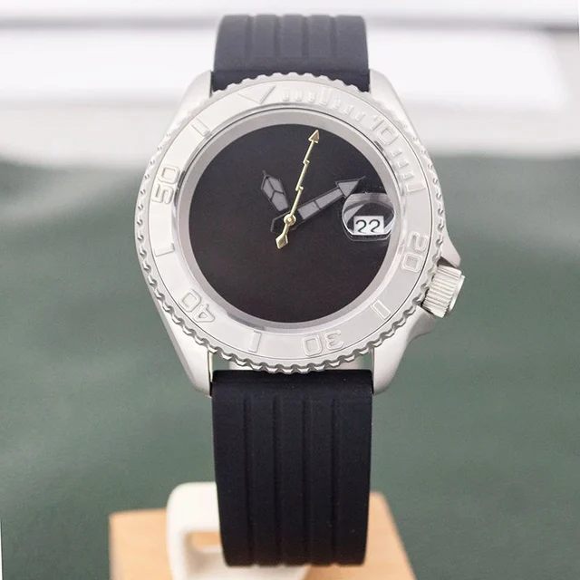 Tandorio Sterile Yacht Master Custom Watch Luminous Date Sapphire NH35 Automatic 10Bar 42M