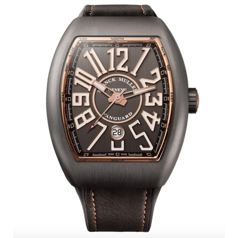 Franck Muller Vanguard V45SCBRTTSTGGR 44 mm kol saati