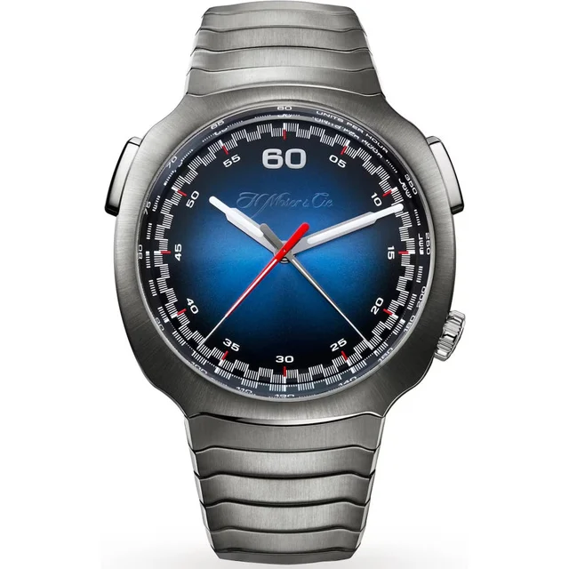H. Moser & Cie. - Moser & Cie. Streamliner Flyback Chronograph Blue Dial 6907-1200 kol saa